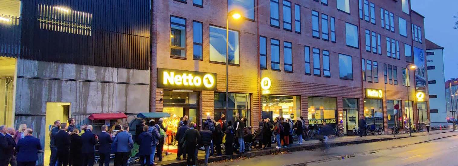 Åbning af NETTO på Tomsgårdsvej, København NV